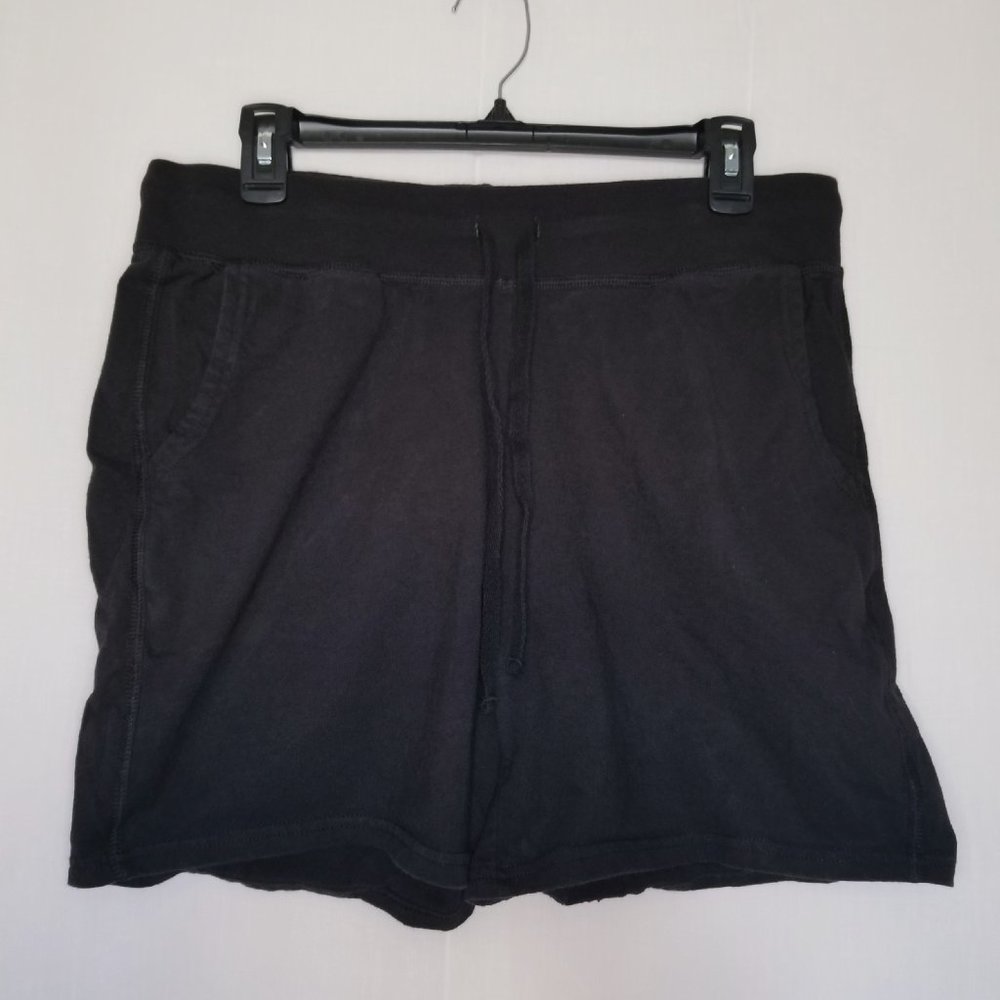 Black Knit Shorts